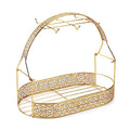 Coffee Mug Holder Mug Holders for Counter Coffee Rack Cup Holder Stand Dishes Organizer Steel Wire Rack Display Stand Service for Tea Cups - color: gold1