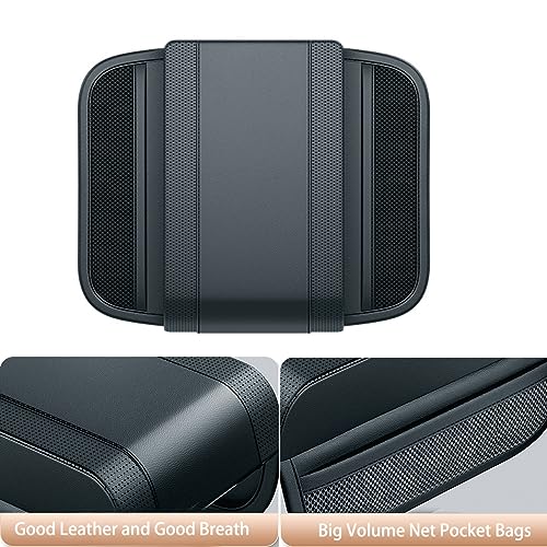 Car Console Covers Car Center Console Cushion Pad Leather Car Armrest Pad Armrest Cushion Pad Arm Rest Cover for Car Most Vehicle, SUV, Truck