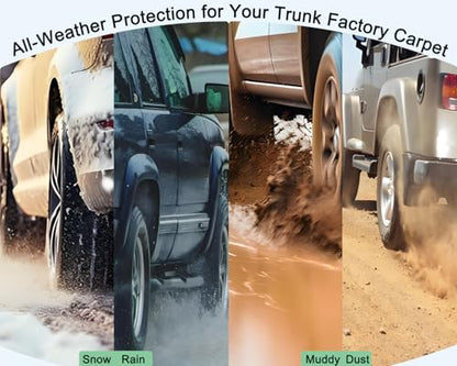 CRV Cargo Liners - All-Weather Protection Rear Trunk Tray Floor Mats Compatible with Honda CRV 2007-2016，3D-Designed Waterproof Durable Odorless Custom-Fit TPO Accessories - size: 1）For Honda CRV（2007-2016 ）Trunk Mats