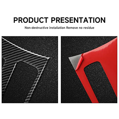 Car Gear Shift Panel Decals for 2011 2012 2013 2014 Dodge Charger Accessories Carbon Fiber Stickers - color: Gear Shift Panel, B