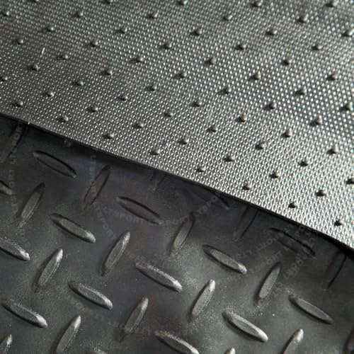 Waterproof Trunk Mat All Weather Cargo Liner 52" x 43" Universal Trimmable Tray Non Slip Interior Snow Rain Dust Rust Protection Heavy-Duty Black Rubber Rear Floor Carpet Cover Kids Dogs Pat Friendly