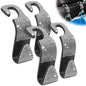 Sparkling Car Seat headrest Hooks, 4 Pack, White Purse Holder for Car Headrest, Chic Automotive Accessories for Women Essentials Handbag Clothes Coats Grocery Bags - color: White Diamond