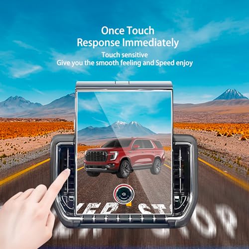 2025 2026 Yukon Tempered Glass Screen Protector for 2025 GMC Yukon Elevation AT4 Denali (Ultimate) XL 16.8Inch 2025 Yukon Denali AT4 Accessories Tempered Glass Yukon 16.8'' - size: Yukon Nav. 16.8inch