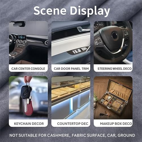 Self-Adhesive Suede Decorative Film for Car - Headliner/Dash/Door/Trunk | Stretchable & Scratchproof Ultra-Fiber Leather | DIY Peel & Stick (Purple, 17"x72")