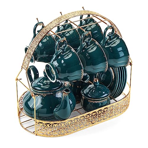 Coffee Mug Holder Mug Holders for Counter Coffee Rack Cup Holder Stand Dishes Organizer Steel Wire Rack Display Stand Service for Tea Cups - color: gold1