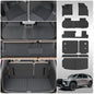 8 Seats Floor Mats Compatible with 2024 2025 2026 Chevy Traverse&GMC Acadia Cargo Liner Back Seat Cover Protector Caogo Mats 24-25 Chevrolet Traverse Accessories (Floor Mats Set of 9PCS) - style: For Chevrolet Traverse 8-Seater | 2024-2026