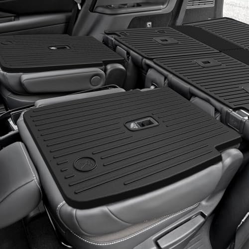 Kick Mats Backrest Mats for 2022-2025 2026 Nissan Pathfinder 7 Seats Captain Chairs Car Mat Accessories, All Weather TPE Interior Protector Seat Back Covers(2nd Row Backrest Mats)
