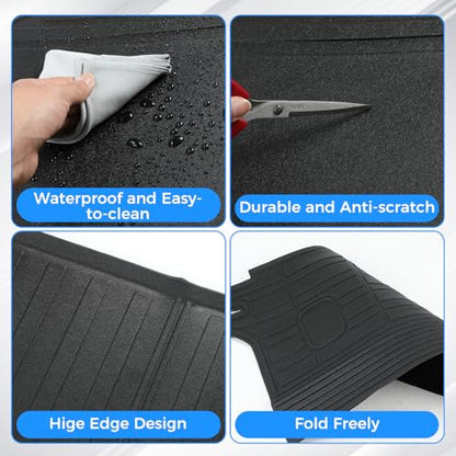 Cargo Mat Fit for Nissan Rogue 2021-2026, Rear Trunk Mat & Back Seat Backrest Protectors, Custom Fit TPE All-Weather Cargo Liner, Waterproof & Non-Slip Rogue Accessories (Not for Rogue Sport) - size: Fit for Nissan Rogue