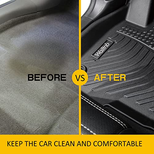 Wailtnb-All Weather Floor Mats & Cargo Liner for 2026 2025-2021 Chevrolet Tahoe & GMC Yukon (8 Seater) (Not fit XL) Custom Fit Tahoe Durable Easy to Clean fit for Tahoe Accessories for Tahoe - style: 31|For Tahoe 8/Yukon | 2021-2026 | Backrest Set