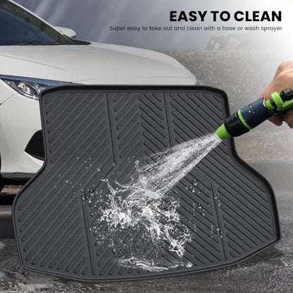 LASFIT Trunk Mat for Honda Civic Sedan 2016-2021, All Weather TPE Custom Fit Trunk Liner Trunk Tray Cargo Mat Cargo Liner Cargo Tray (Not for Hatchback/Coupe) - size: 1）For Honda Civic | 2016-2021 | Trunk Mat