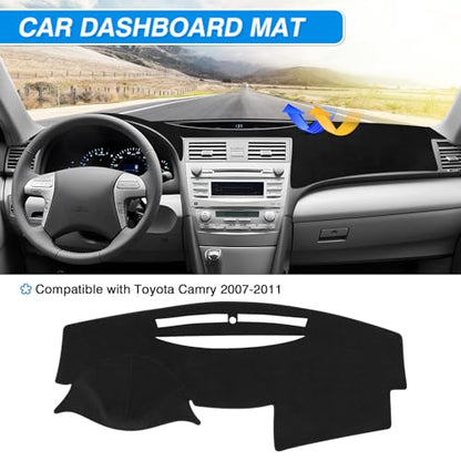 Cartist Dash Cover for Toyota Camry 2007 2008 2009 2010 2011 Dashboard Cover Mat Non-Slip Pad Carpet Sunshield Protector