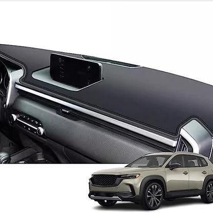 Custom Interior Accessories for Mazda CX-50 CX50 2023 2024 2025 Leather Center Console Cover Dashboard Cover Dash Cover Mat Protecter Sunshade Pad (Without HUD)
