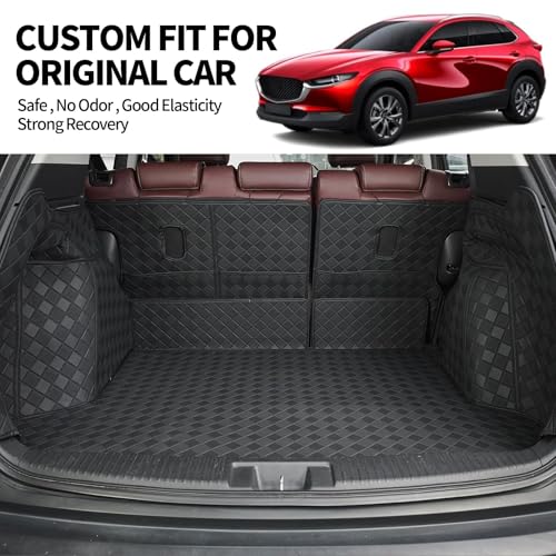 Heavy Duty Trunk Mat for 2022-2026 Infiniti QX60 (Bench Seat Only) - Includes 2nd & 3rd Row Backrest Cargo Liners - color: Infiniti QX60 Cargo Backrest Mat-E