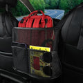 Cavalcade Car Net Pocket, Back Seat Mesh Organizer, Automotive Console Handbag Holder, Netting Pouch Storage Bag for Car, Barrier of Backseat Pet Kids, Black