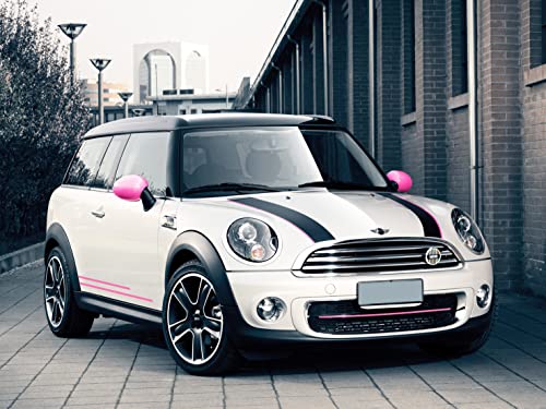 16Ft Soft Pink Car Motor Bike Self-Adhesive Exterior and Interior Molding Trim Universal Dashboard Bumper Window Door Body Side Decorative Strip Scratch-Proof (Width: 1/4 inch (6mm)) - style: Width: 1/4 inch (6mm)