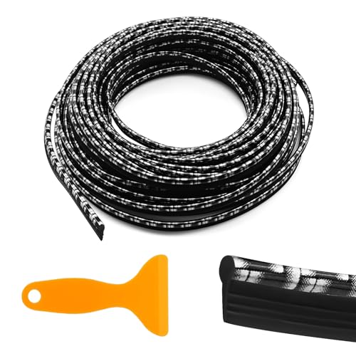 Car Interior Moulding Trim Strips, 33Ft/10M Universal Electroplating Decoration Filler Insert Strips, Styling Dashboard DIY Flexible Strip, Interior Trim Accessories with Installing Tool (Carbon) - color: Carbon Fiber