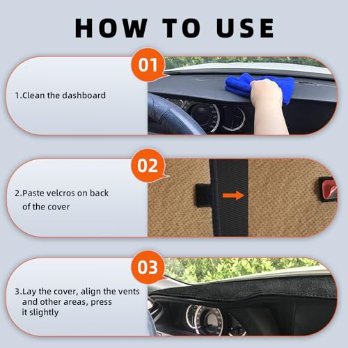 Dashboard Cover Dash Mat Fit for (Body Code:F30 F32 F33) 2018-2014 B-MW 3/4 Series 320i 328i 330e M3 428i 435i 430i (W/o HUD),Car Dash Board Mat Anti-Glare Carpet,Non-Slip Pad (Black) - color: Black, size: Fit 14-18 B-MW 3/4 Series - (Black)