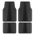 FLORICH Car Floor Mats, Heavy Duty Floor Mats for Cars, 4 Piece All-Weather Floor Mats with Anti-Slip Backing, Waterproof Universal Trim-to-Fit, Automotive Floor Mat for Cars SUV Trucks