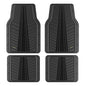 FLORICH Car Floor Mats, Heavy Duty Floor Mats for Cars, 4 Piece All-Weather Floor Mats with Anti-Slip Backing, Waterproof Universal Trim-to-Fit, Automotive Floor Mat for Cars SUV Trucks