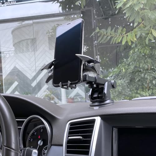 Alloy Material Unique Phone Holder Mount for Car Gifts for Men Bat Decorations Collectibles for Room Universal Vent/Dash/Windshield Gravity Automatic Locking Hands Free