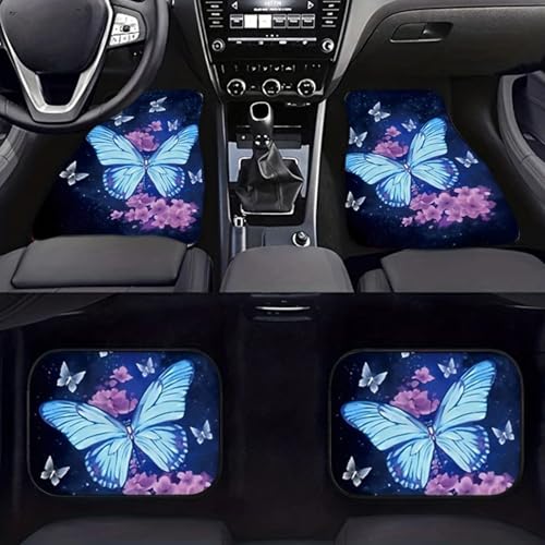 Car Floor Mats Non-Slip Automotive Floor Mats All-Weather Front Rear Car Floor Foot Mat Sets of 4 Pieces Foot Mats Rugs Carpet for Car Trucks SUV Sedans (NO.23) - color: NO.23