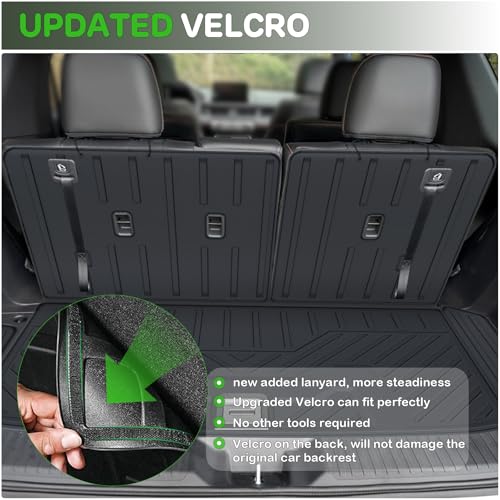 Floor Mats for 2023-2026 Honda Pilot Upgrade Trunk Mat with Backrest Mat All Weather Floor Liners TPE Rubber Cargo Liner Fit for 2026 Honda Pilot Anti-Slip Full Set Automobile Mats Accessories - size: for 2023-2026 Honda Pilot All Mats
