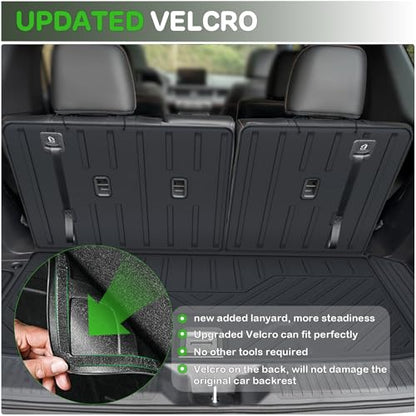 Floor Mats for 2023-2026 Honda Pilot Upgrade Trunk Mat with Backrest Mat All Weather Floor Liners TPE Rubber Cargo Liner Fit for 2026 Honda Pilot Anti-Slip Full Set Automobile Mats Accessories - size: for 2023-2026 Honda Pilot All Mats