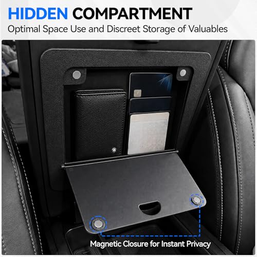 4PCS Center Console Organizer Tray for 2023-2026 Honda Pilot 2024-2026 Honda Ridgeline&Passport Accessories, Armrest Storage Box and Divider, Hidden Storage Box and Cup Holder - style: fit for Honda Pilot 2023-2026 Ridgeline & Passport 2024-2026