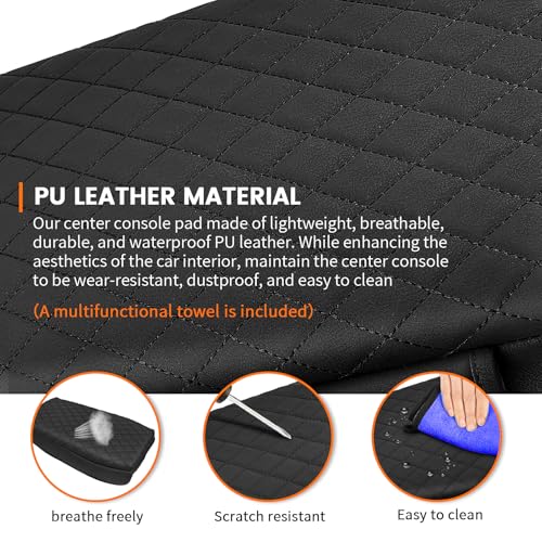 Custom Fit for Center Console Cover Honda HR-V 2023 2024 2025 2026 Armrest Cover Center Console Pad Interior Accessories Car Armrest Seat Box Cover Protector - size: Honda HR-V 2023 2024 2025 2026