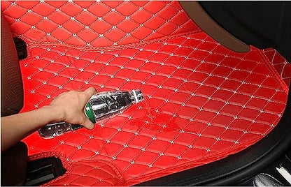 Custome Car Mats Accessories All Weather Floor mats Compatible with Automotive Floor Mats Passenger car mats (All Black Yellow) - color: all black yellow