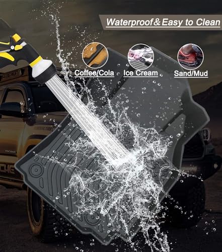 Aiqiying Floor Mats Compatible with Ford Escape 2020-2025 Models，All Weather Carpet Liners Waterproof Durable Custom-Fit Front Rear Rows Full Set Protection TPE Accessories
