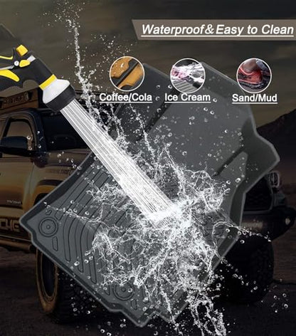Aiqiying Floor Mats Compatible with Ford Escape 2020-2025 Models，All Weather Carpet Liners Waterproof Durable Custom-Fit Front Rear Rows Full Set Protection TPE Accessories