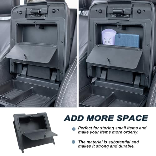 Center Console Hidden Box Organizer Compatible with 2024 2025 2026 Toyota Tacoma Accessories Armrest Secret Compartment Press to Open and Close（Patented Design） - color: for Tacoma 2024+