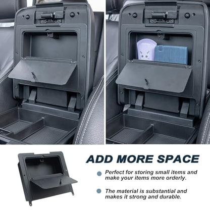 Center Console Hidden Box Organizer Compatible with 2024 2025 2026 Toyota Tacoma Accessories Armrest Secret Compartment Press to Open and Close（Patented Design） - color: for Tacoma 2024+