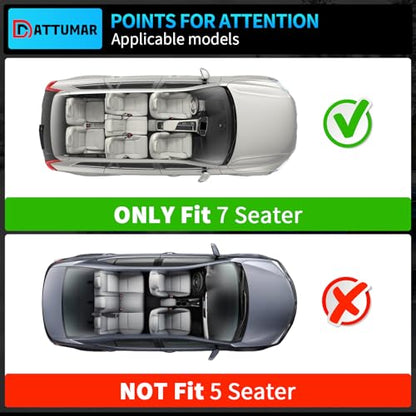 Back Seat Cover Compatible with 2010-2024 Toyota 4 Runner 7 Seat Kick Mats TPE All Weather Back Seat Cover Protector 2023 4Runner 7-Seater Accessories (2nd Row Backrest Mats) - size: 2nd Row Backrest Mats