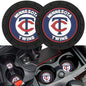 Baseball Fans Car Cup Holder Coasters for Minnesota Twins Fans, 2 Pack Twins Silicone Non-Slip Cup Mats, 2.75" Car Cup Holder Inserts for Auto Interior - color: dTw166ins