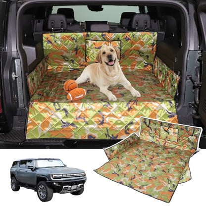 All-Protection Cargo Mat Liner for Hummer EV Accessories Rear Trunk Cargo Liner Floor Mat Cargo Liner for Dogs for Hummer EV SUV 2024 2025+ Heavy Duty 3D Waterproof Protect (Camouflage) - style: Camouflage