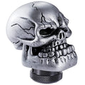 Skeleton Shifter Knobs Skull Gear Lever Handle Car Shift Head Fit Most Manual Automatic Transmission Vehicles, Silver - color: Silver