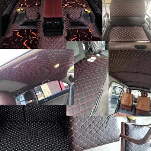 Quilted Foam Vinyl Fabric Classic Pattern with 0.23" Sponge Backing, 59" W × 39" L Faux Leather Fabric for Car Headliner, Furniture Upholstery, Headboards,Diamond 2" x 3" (Diamond) - color: Diamond