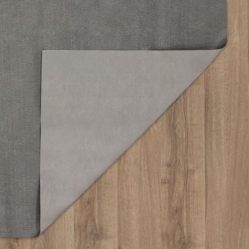 Mohawk Home Cargo Liner Moisture Barrier Mat Utility Solid Gray 5' X 6' 2" Other Perfect for Kitchen, Living Room, Kids Room, Dining Room, Hallway, Office, Garage, Entryway, Bathroom, Laundry Room - size: 5' X 6' 2"