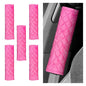 5PCS Car Seat Belt Pads Cover - Soft Comfort Seatbelt Covers Protect Your Neck and Shoulders - Auto Seat Belt Shoulder Strap Cover Protector Pads - Shoulder Cushion Harness Pad for Car/Bag (Rose Red) - color: Rose Red