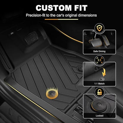 Envista Floor Mats Compatible with 2024 2025 2026 Buick Envista All Weather Floor Mats & Cargo Liner Trunk Set | All Season Guard 2024-2026 Buick Envista Accessories Anti-Slip Mats - style: (1) 2024-2026 Envista | Floor Mats & Cargo Mat