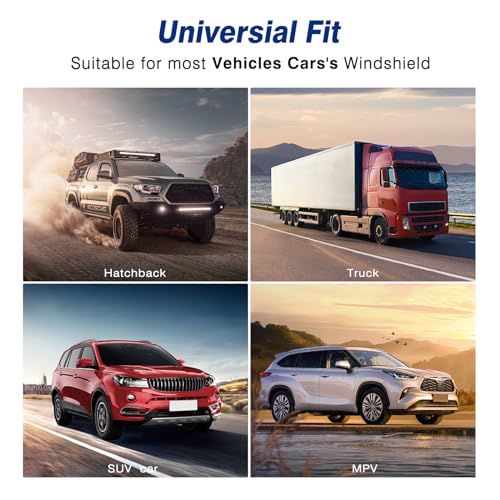 Windshield Sun Shade - Car Sun Shade Windshield, Cute Reflector Sunshade Offers Ultimate Protection for Car Interior - color: Cat