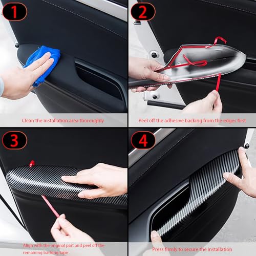 YOUTOOCAR 2PCS Gear Shift Panel Trim Covers Compatible with Kia EV6 2022-2026 Accessories (Wood Grain)