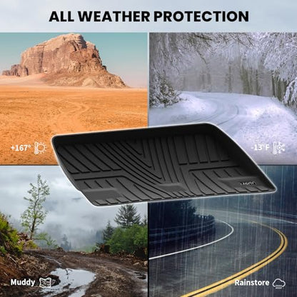 LASFIT Trunk Mat for Honda Odyssey 2018-2026, Custom Fit Cargo Mat, Waterproof All Weather, Kid & Pet Friendly, Easy Clean for Family Use - style: 7）For Honda Odyssey| 2018-2026 | Trunk Mat