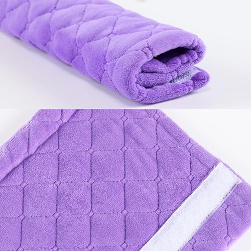 Soft Automotive Seat Belt Cover Seatbelt Shoulder Pad Neck Protector Cushions Universal Fit SUV Trucks Backpack Violet Extra Long 19.7in - color: Purple, size: 19.7in-1pc