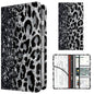 Premium Car Registration and Insurance Card Holder, Cute PU Leather Car Document Holder, Vehicle Glove Box Car Organizer with Magnetic Closure for Driver License, Cards Grey Glittery Leopard - color: Grey Glittery Leopard