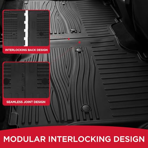 Rubbermaid Car Mats for Ford F-150 2015–2026 & F-150 Lightning 2022–2025 Super Crew Cab (No Fold Flat Storage) | Custom Fit All Weather Floor Mat Heavy Duty Car Mat - size: For Ford F150 2015-2026 & F150 Lightning 2022–2025