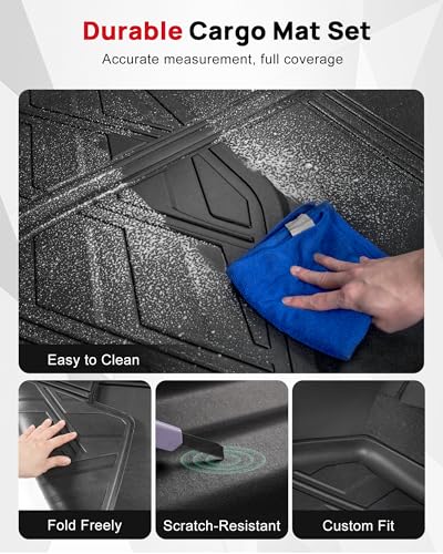 Original 2018-2024 X3 Cargo Liner for BMW X3 - Custom Fit All Weather TPE Trunk Mat - 3D Shaped Laser Measured Cargo Mat for BMW X3 2018-2024 (Not Fit X3 xDrive30e) - color: 2018-2024 X3 Cargo Liner