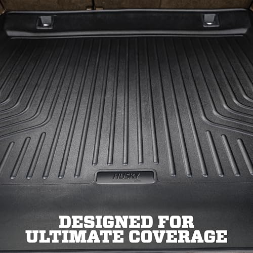 Husky Liners Weatherbeater Cargo Liner | Fits 2020-2026 Ford Explorer (to Back of 2nd Row - Folds Up & Down w/3rd Row) | Cargo, 1-pc. Black - 22321